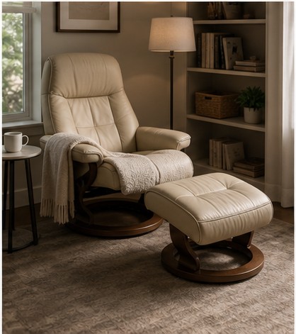 office comfort and posture accessory setup